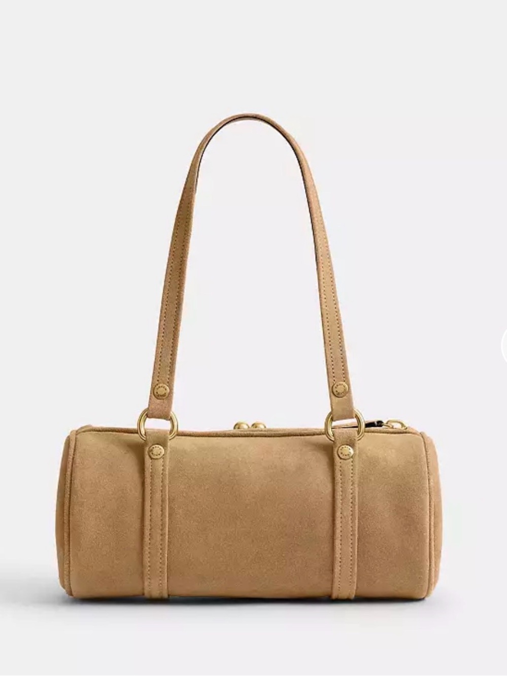 Coach Kisslock Barrel Bag 28 - Brass/ Soul